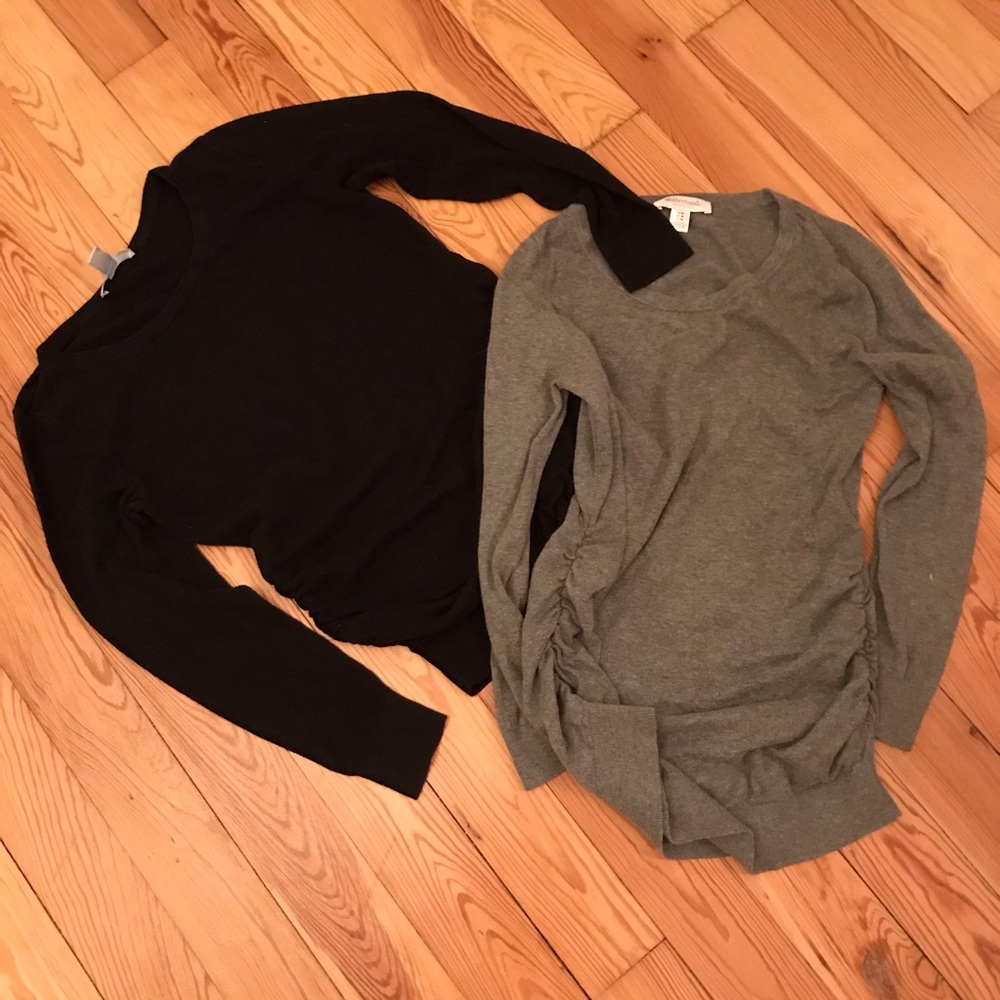 Motherhood Maternity Ruched Sweaters